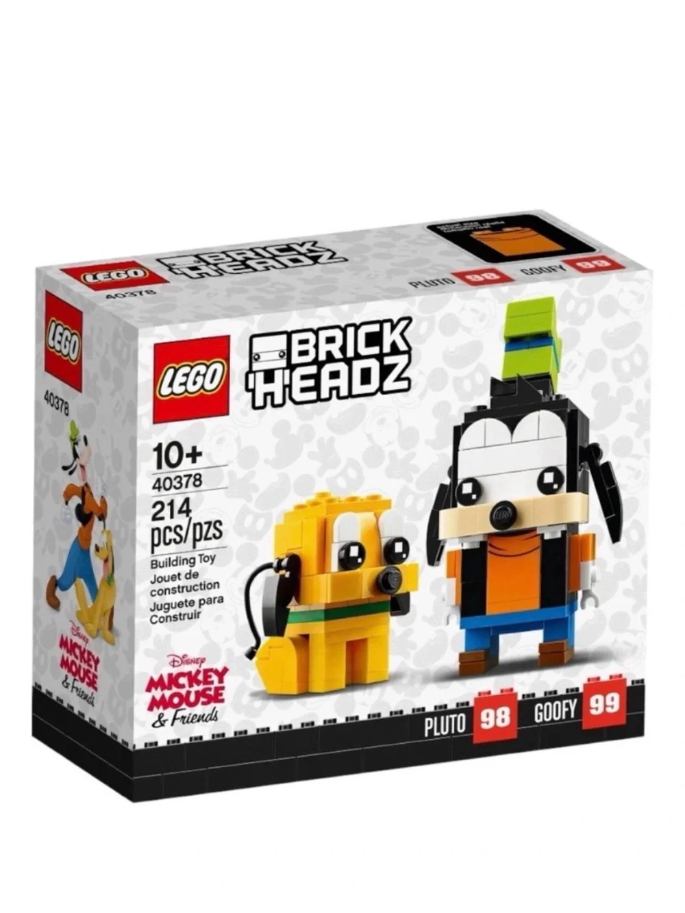 LEGO 40378 Goofy & Pluto BrickHeadz set Retired Disney Bricks FACTORY SEALED New